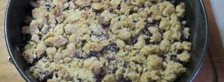 овсяный крамбл с ягодами. Шаг 13