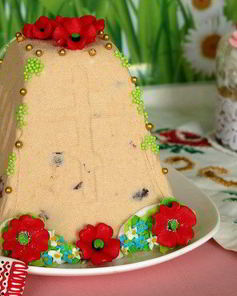 Красная пасха на ряженке