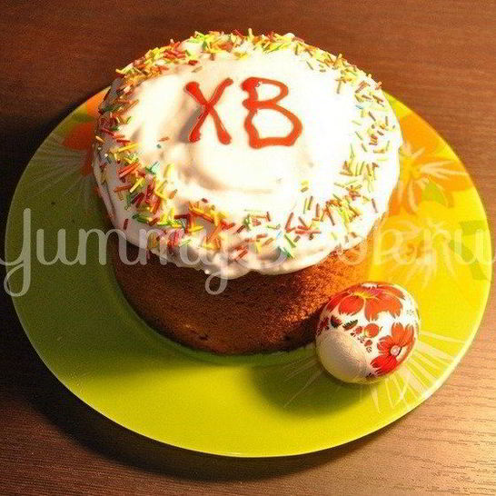 Рецепт кулича пасхального наливного