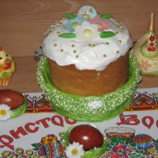 Рецепт кулича с апельсиновой цедрой и вяленой клюквой