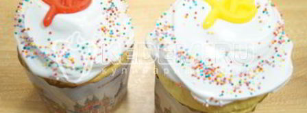 кулич с изюмом. Шаг 13