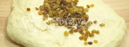 кулич с изюмом. Шаг 5