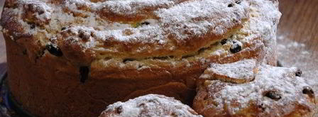 кулич с миндалем и изюмом. Шаг 15