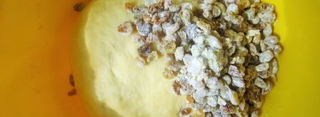 кулич с ромом и изюмом. Шаг 3