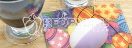 пасхальные яйца цветочки. Шаг 2