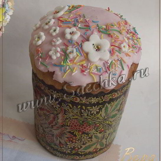 Рецепт помадки для куличей