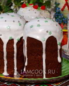 Шоколадный кулич