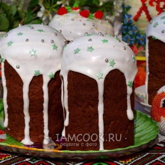 Рецепт шоколадного кулича