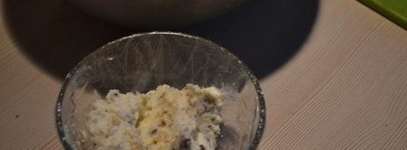 сливочная пасха с грецкими орехами и финиками. Шаг 6