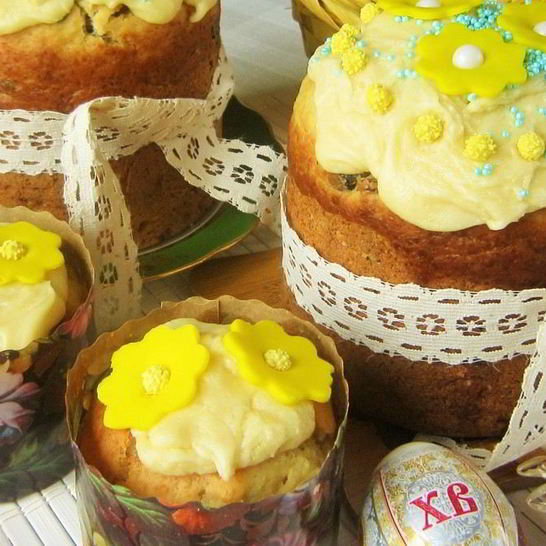 Рецепт творожного кулича с шоколадной глазурью