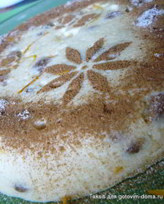 Пудинг творожный в микроволновой печи