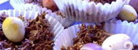 шоколадные гнезда на пасху. Шаг 6