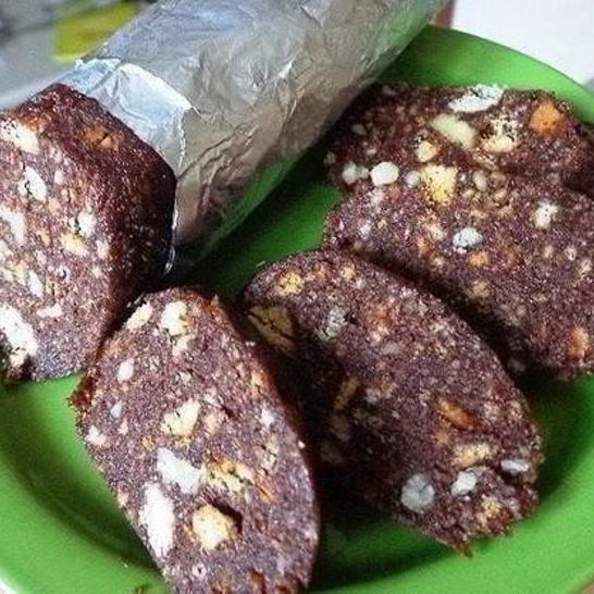 Рецепт сладкой колбасы