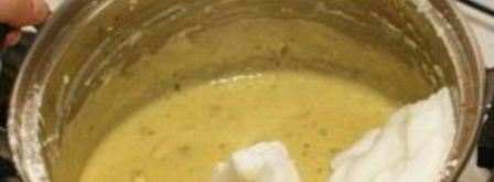 кабачковое суфле под грибным соусом. Шаг 2