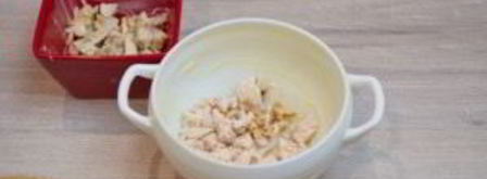 кабачковое суфле с индейкой под грибным соусом. Шаг 5