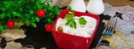 кабачковое суфле с индейкой под грибным соусом. Шаг 9