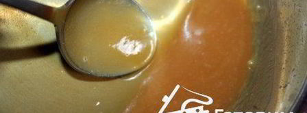 шоколадное суфле с карамельным соусом. Шаг 4