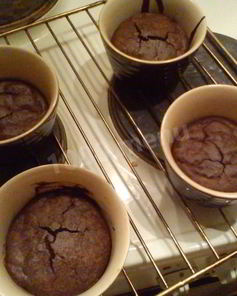 Шоколадное суфле с ванильным вкусом