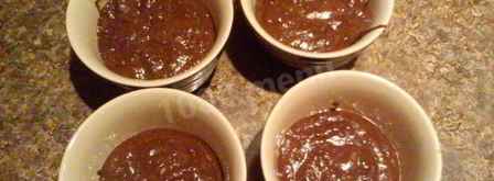 шоколадное суфле с ванильным вкусом. Шаг 11