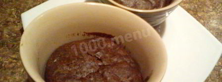 шоколадное суфле с ванильным вкусом. Шаг 3