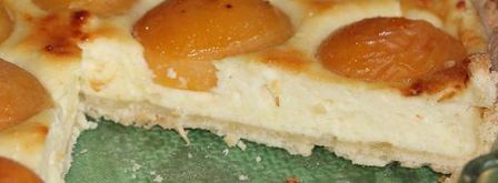 сладкий киш с творожным суфле и абрикосами. Шаг 18