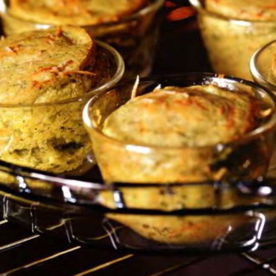 Рецепт суфле из брокколи и трех видов сыра