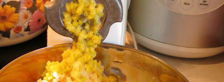 суфле из овощей под маслятами в сметане. Шаг 2