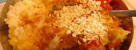 суфле из овощей под маслятами в сметане. Шаг 3