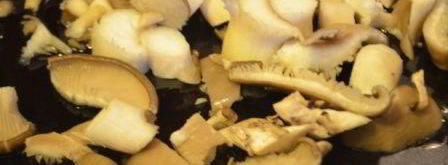 суфле из поленты с вешенками. Шаг 4