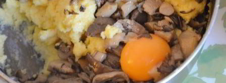 суфле из поленты с вешенками. Шаг 5