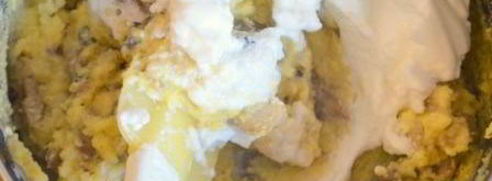 суфле из поленты с вешенками. Шаг 7