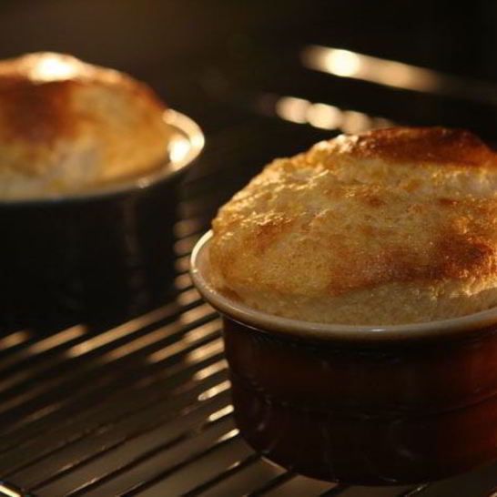 Рецепт суфле из взбитых яиц с курагой