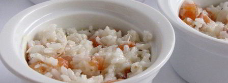 суфле с рисом, семгой и сыром джюгас. Шаг 6