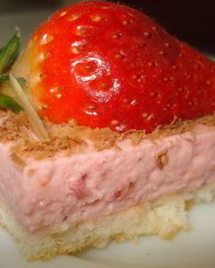 Тортик-light с клубничным суфле