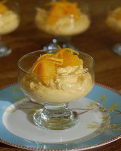 Творожное суфле с апельсином