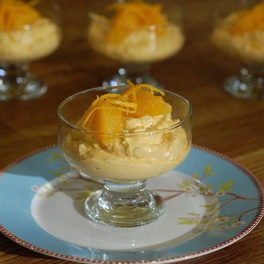 Рецепт творожного суфле с апельсином