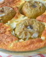 Яблоки в манном суфле