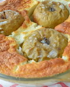 Яблоки в манном суфле
