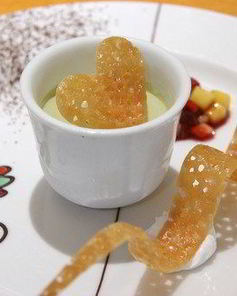 Замороженное суфле из зеленого чая