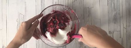 запеченное суфле из жимолости. Шаг 6