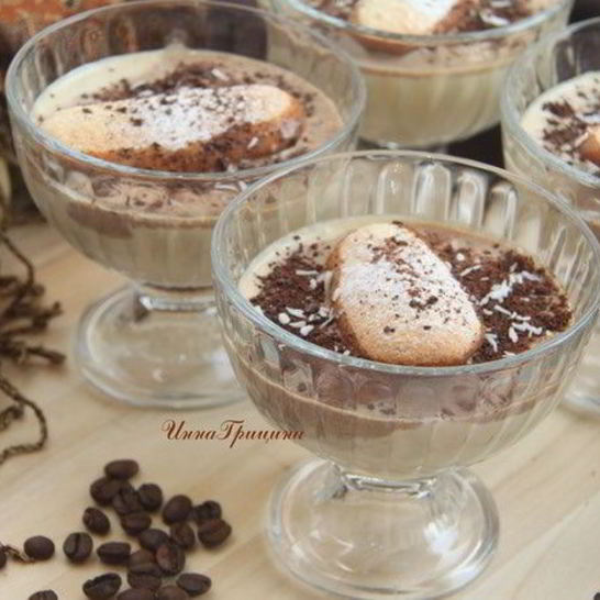 Рецепт кофейно-кокосового тирамису