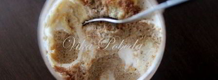 панна котта тирамису. Шаг 8