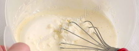 тирамису на шоколадном бисквите без яиц. Шаг 5