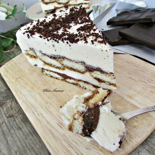 Рецепт торта-мороженого тирамису