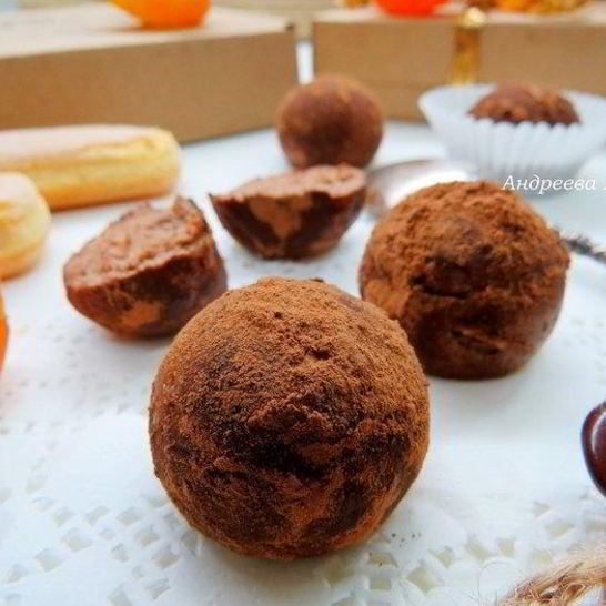 Рецепт трюфелей тирамису