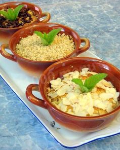 Яблоки, запеченные под штрейзелем