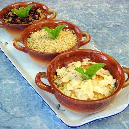 Рецепт яблок, запеченных под штрейзелем