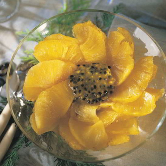 Рецепт жареного ананаса с маракуйей