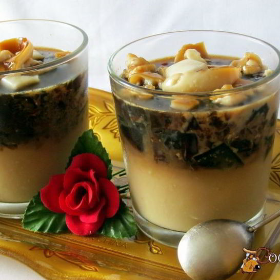 Рецепт желе кофе в молоке