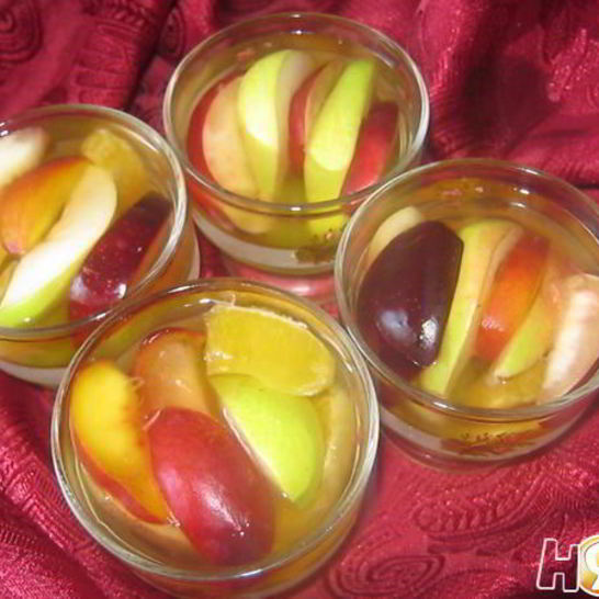 Рецепт желе с фруктами